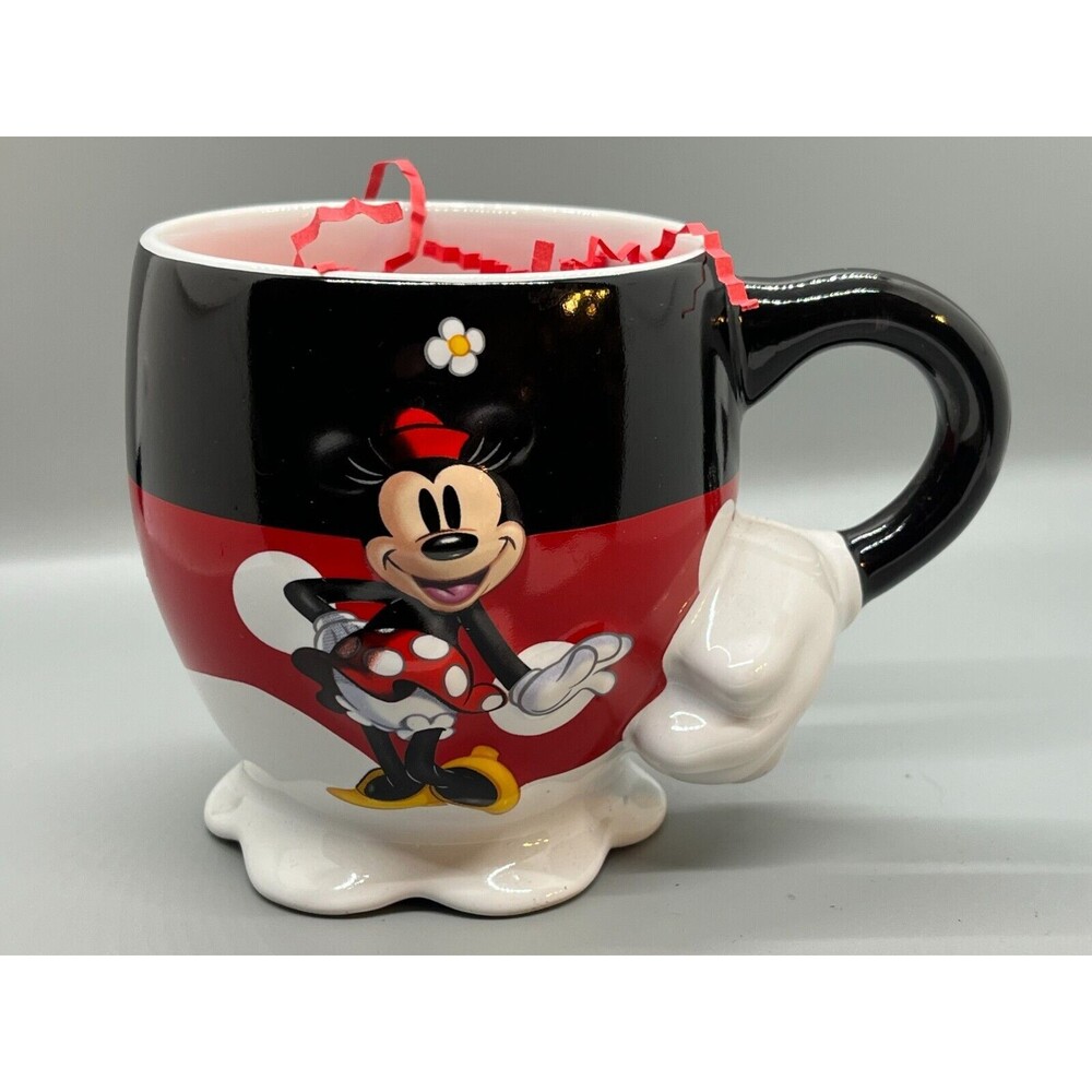Authentic Original Disney Parks Minnie Mouse Skirt Pose Ceramic Coffee Mug Cup